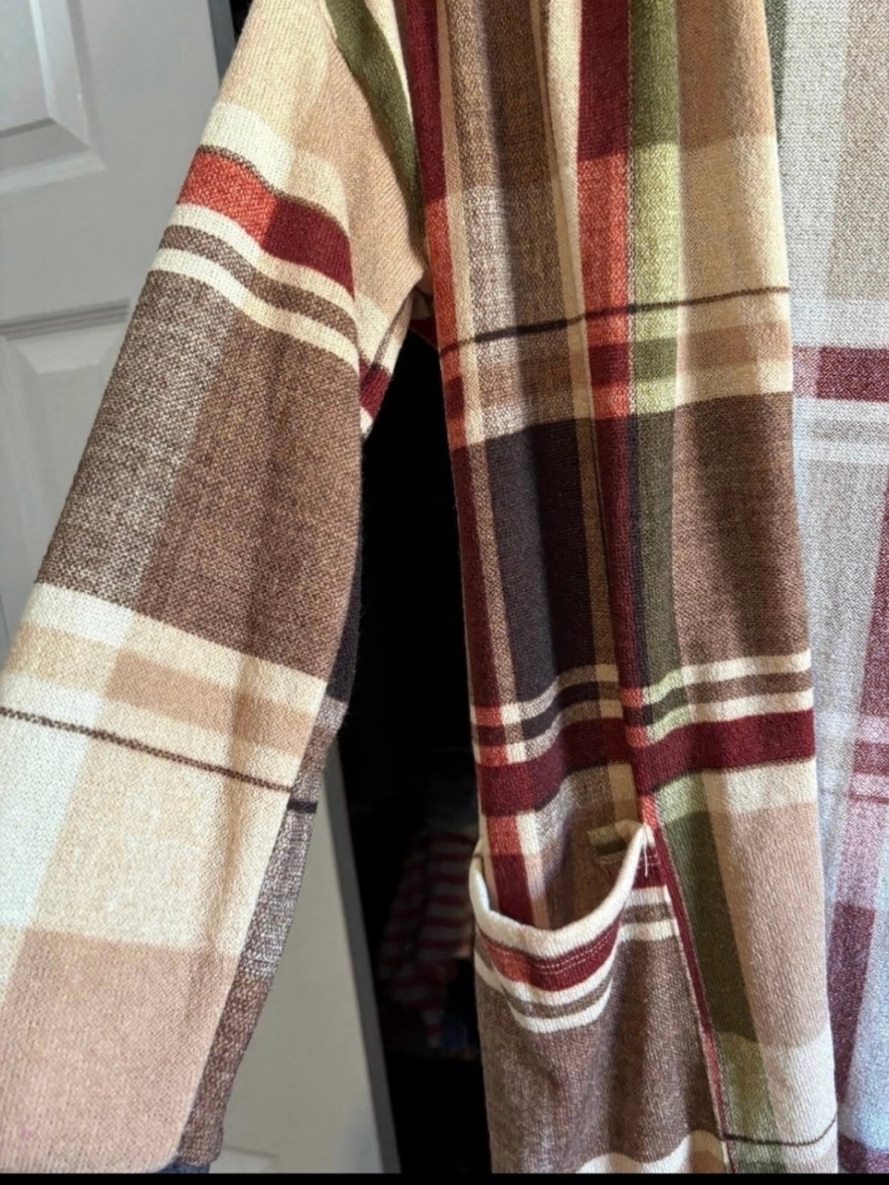 Plaid Cardigan - Picture 2 of 5